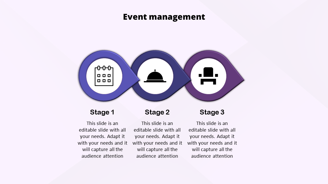 Download elegant Event Management PPT Template Diagram